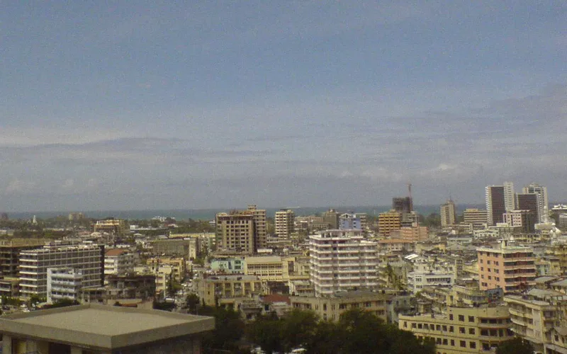 The Dar es Salaam city skyline