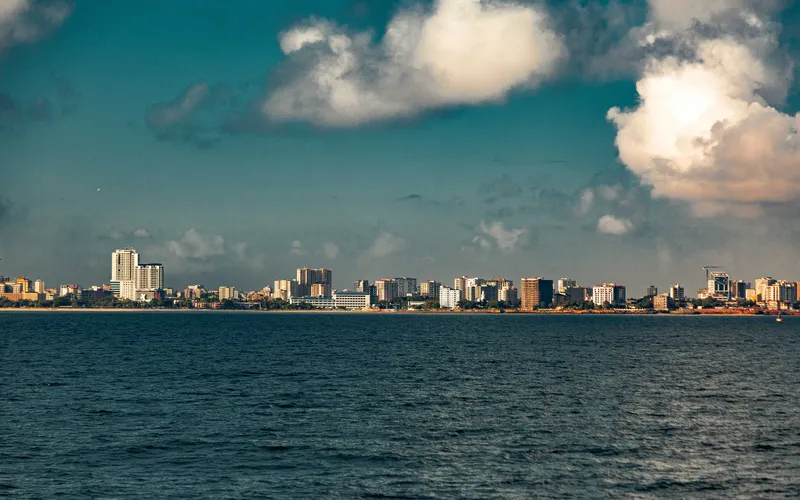 Modern houses in Dar es Salaam, Tanzania